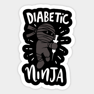 Diabetic Ninja Sticker